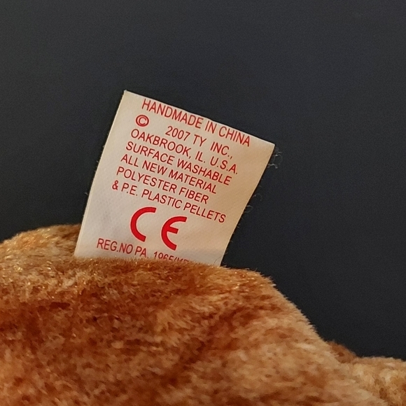 TY Original Beanie Baby ABC's School Rocks Bear 2007 - Picture 5 of 5